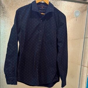 Denim & Flower Blue Casual Button Down Shirt